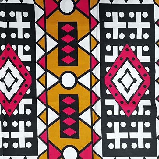 Authentic YLT Wax African Wax Fabric Print 6 Yards