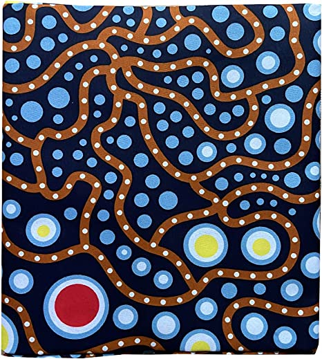 Authentic African Polyester Ankara Kente Wax Print 6 Yards (ADWAXDA)