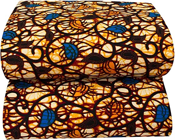 Authentic Realwax African Fabric Print 6 Yards
