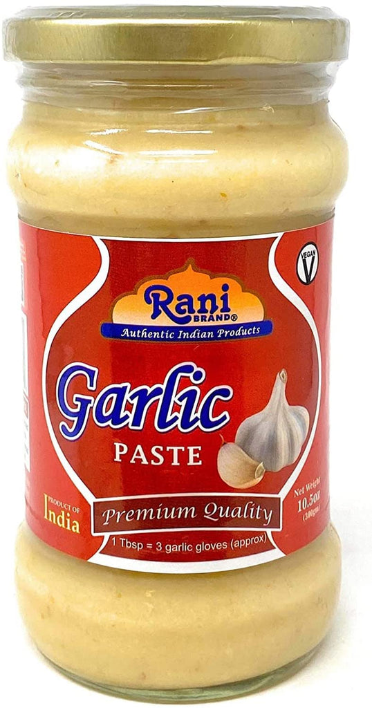 Rani Garlic Cooking Paste 10.5oz (300g) ~ Vegan | Glass Jar | Gluten Free | NON-GMO | No Colors | Indian Origin