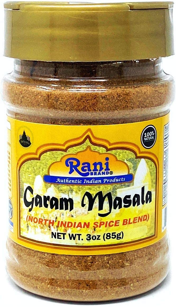 Rani Garam Masala Indian 11-Spice Blend 3oz (85g) PET Jar ~ All Natural, Salt-Free | Vegan | No Colors | Gluten Friendly | NON-GMO | Indian Origin