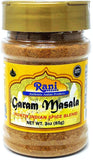 Rani Garam Masala Indian 11-Spice Blend 3oz (85g) PET Jar ~ All Natural, Salt-Free | Vegan | No Colors | Gluten Friendly | NON-GMO | Indian Origin