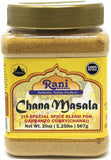 Rani Chana Masala (Garbanzo Curry 15-Spice Blend) 20oz (1.25lbs) 567g PET Jar ~ All Natural | Vegan | No Colors | Gluten Friendly | NON-GMO | Indian Origin