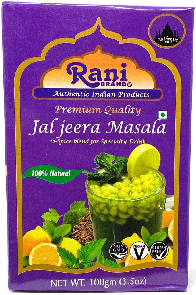 Rani Jal Jeera Masala (14-Spice blend for Spicy Indian Drink) 3.5oz (100g) ~ All Natural | Vegan | No Colors | Gluten Friendly | NON-GMO | Indian Origin