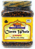 Rani Cloves Whole (Laung) 14oz (400g) Great for Food, Tea, Pomander Balls and Potpourri, Hand Selected, Spice ~ Bulk, PET Jar, All Natural | NON-GMO | Vegan | Gluten Friendly | Indian Origin