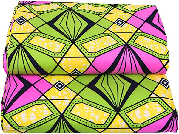 Authentic BintaRealWax African Ankara Fabric Print 6 yards