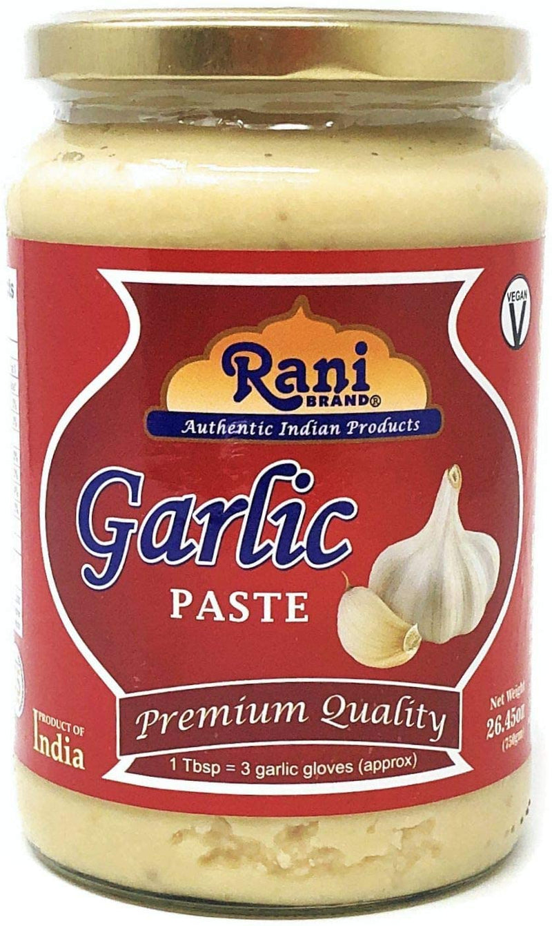 Rani Garlic Cooking Paste 26.5oz (750g) ~ Vegan | Glass Jar | Gluten Free | NON-GMO | No Colors | Indian Origin