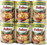Country Isle Jamaican Ackee in the Can (6-Pack), Perfect with Saltfish and Breadfruit, Tree Fresh