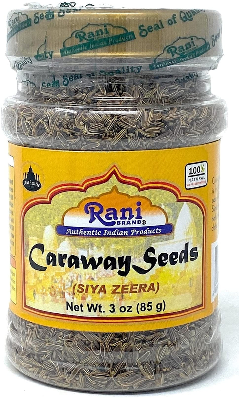 Rani Caraway Seeds (Siya Zeera) Spice 3oz (85g) Natural ~ Gluten Friendly | NON-GMO | Vegan | Indian Origin