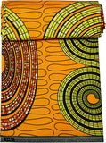 Authentic YLT Wax African Wax Fabric Print 6 Yards