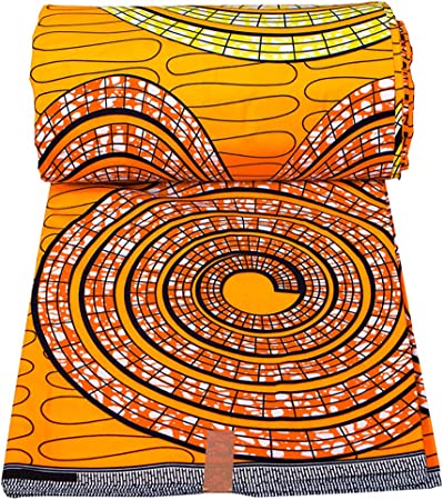 Authentic BintaRealWax African Ankara Fabric Print 6 yards