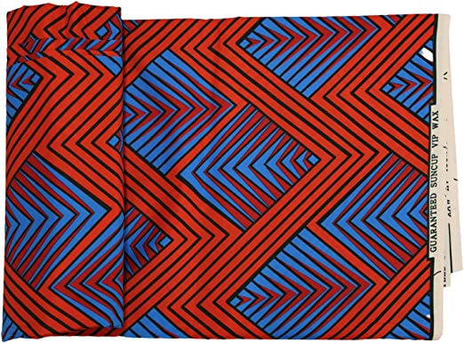 Authentic YLT Wax African Wax Fabric Print 6 Yards