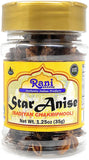 Rani Star Anise Seeds, Whole Pods (Badian Khatai) Spice 1.25oz (35g) PET Jar ~ All Natural | Gluten Friendly | NON-GMO | Vegan | Indian Origin