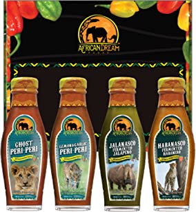 African Dream Foods’ Favorite Hot Sauce Gift Pack (4 pack)