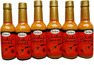 Grace Scotch Bonnet Hot Pepper Sauce 6 pack