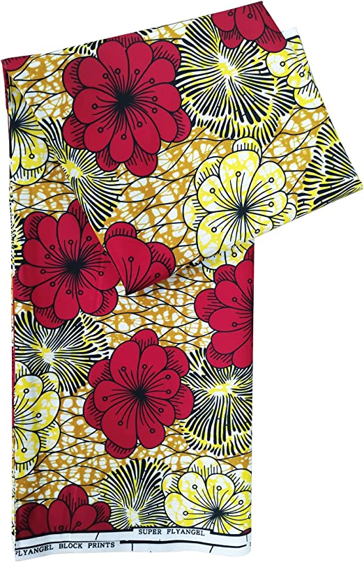 Authentic YLT Wax African Wax Fabric Print 6 Yards