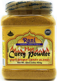 Rani Curry Powder Hot Natural 11-Spice Blend 16oz (1lb) 454g PET Jar ~ Salt Free | Vegan | Gluten Friendly | NON-GMO