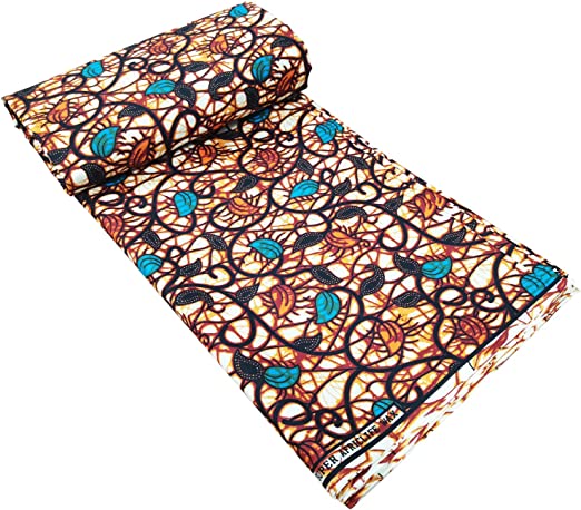 Authentic YLT Wax African Wax Fabric Print 6 Yards
