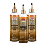 African Pride Black Castor Miracle Braid & Scalp Cleansing Rinse (3 Pack)