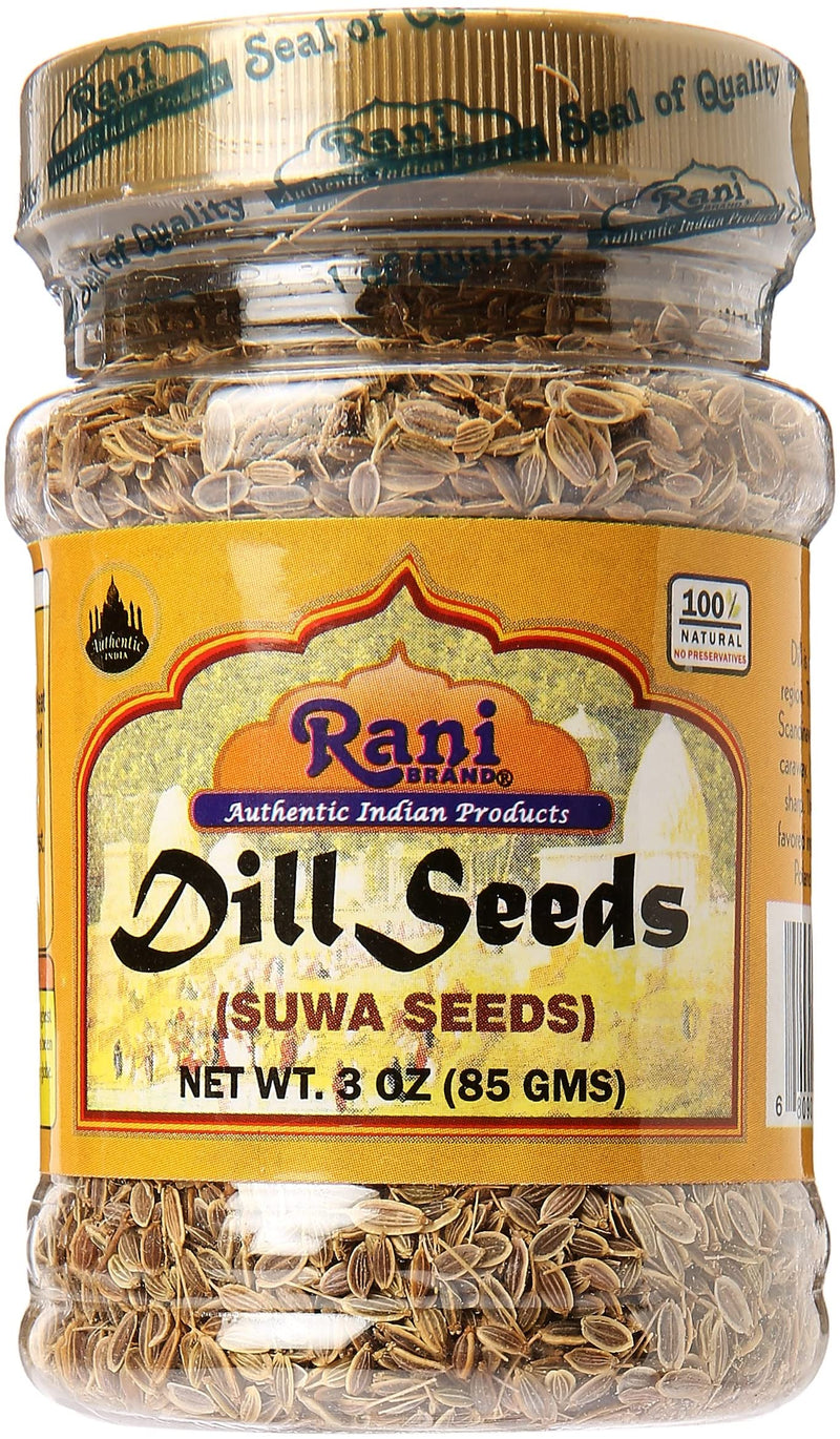 Rani Dill Seeds (Suwa / Sua) Whole, Spice 3oz (85g) ~ All Natural | Gluten Friendly | NON-GMO | Vegan | Indian Origin, Weed