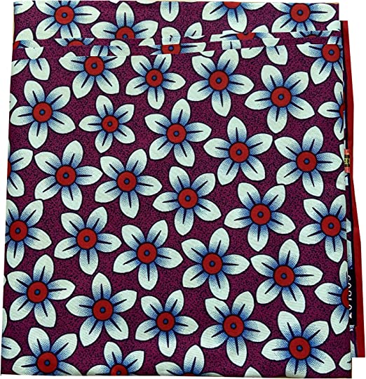 Authentic African Polyester Ankara Kente Wax Print 6 Yards (ADWAXDA)