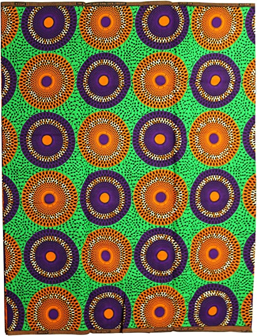 Authentic YLT Wax African Wax Fabric Print 6 Yards