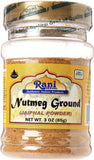 Rani Nutmeg (Jaiphul) Ground Powder Spice, 3oz (85g) ~ Natural | Vegan | Gluten Friendly | NON-GMO | Indian Origin