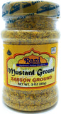 Rani Mustard Seeds Ground, Powder Spice (Rai Sarson) 3oz (85g) PET Jar ~ All Natural | Gluten Friendly | NON-GMO | Vegan | Indian Origin