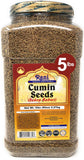 Rani Cumin Seeds Whole (Jeera) Spice 80oz (5lbs) 2.27kg Bulk PET Jar ~ All Natural | Gluten Friendly | NON-GMO | Vegan | Indian Origin