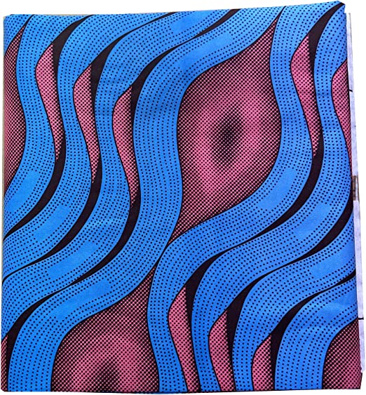 Authentic African Polyester Ankara Kente Wax Print 6 Yards (ADWAXDA)