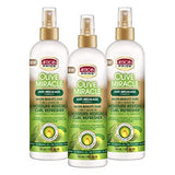 African Pride Olive Miracle 7-IN-1 Leave-In Moisture Restore Hair Curl Refresher (3 Pack)