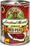 Linstead Market Jamaica Red Peas (Kidney Beans) in SEASONED Coconut Milk, 13oz
