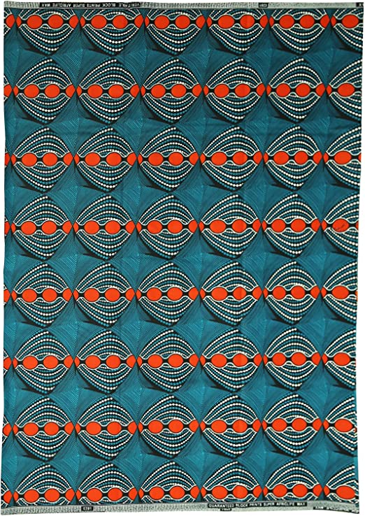 Authentic YLT Wax African Wax Fabric Print 6 Yards