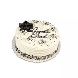 Wellsley Farms 10" Gold 2 Layer Graduation Cake