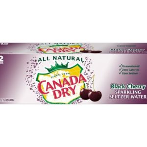 Canada Dry Black Cherry 12 oz Can (24pack) Case