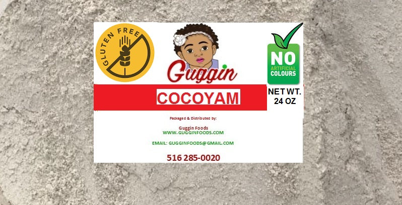 Guggin Cocoyam FuFu Flour 24 oz  (1 PACK)