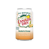 Canada Dry Mandarin Orange Seltzer 12 oz Can Case