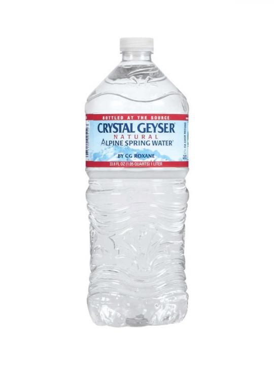 Crystal Geyser 1 Liter Bottle (15 pack) Case