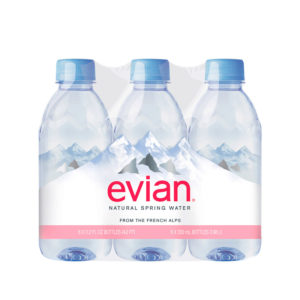 Evian 330ml Plastic Bottle (24 pack) Case