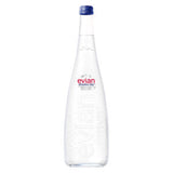 Evian 750ml Sparkling Glass Bottle (12 pack) Case