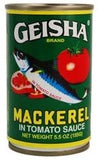 GEISHA MACKEREL IN TOMATO 16 oz x 24 cans