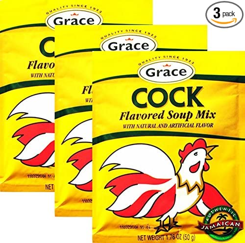 Grace Cock Soup Mix. 1.76 oz Pack of 3