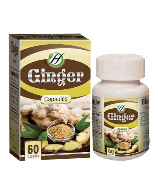 Ginger Capsules – 60 Veggie Capsules