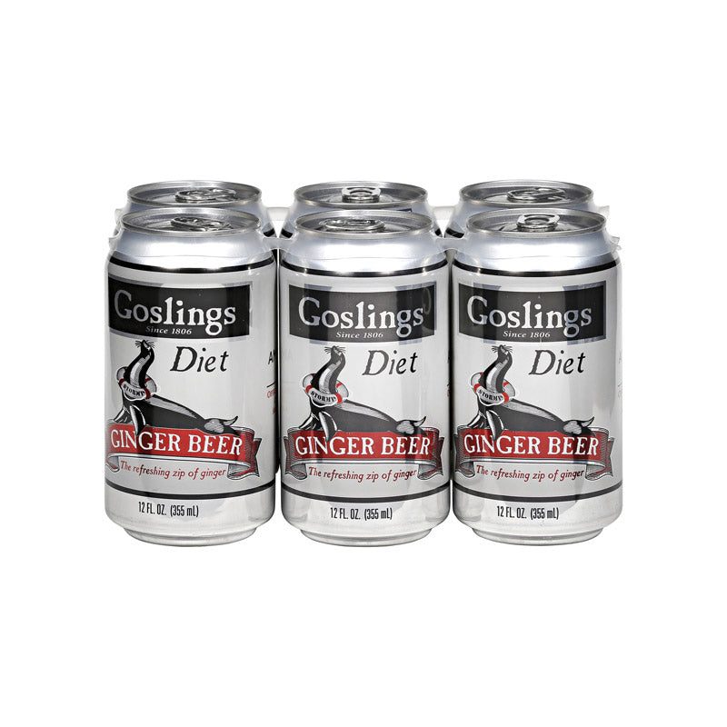 Gosling’s Diet Ginger Beer 12 oz Can (24 pack) Case
