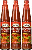 Grace Hot Pepper Sauce 3oz Pack of 3