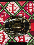 Damask Ankara fabric