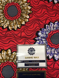 Sanhe wax Ankara Fabric