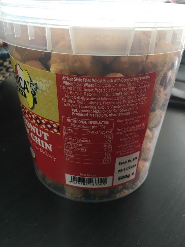 Africa's Finest Coconut Chin Chin 500g