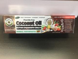 Organic Coconut Oil Tooth Paste