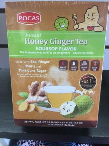 Pocas Honey Ginger Tea Soursop Flavor